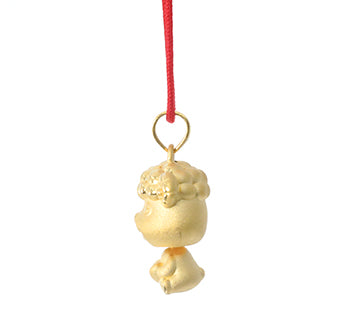 24K Gold Ram Pendant