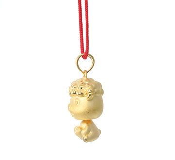 24K Gold Ram Pendant