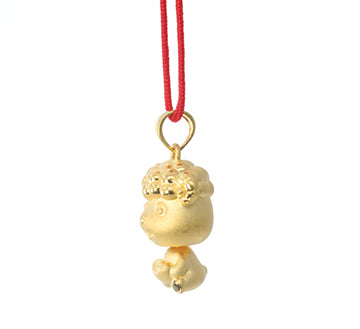 24K Gold Ram Pendant