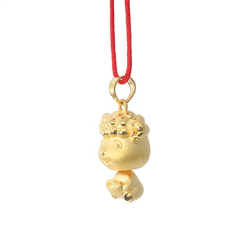 24K Gold Ram Pendant