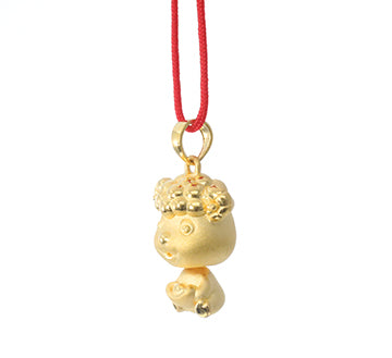 24K Gold Ram Pendant