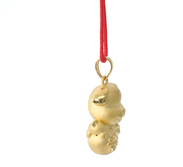 24K Gold Dog Pendant