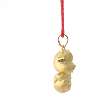 24K Gold Dog Pendant