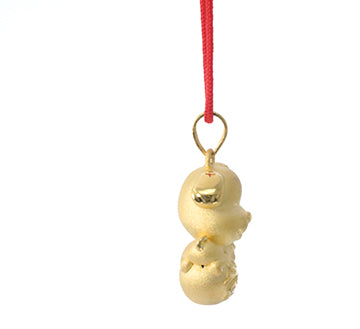 24K Gold Dog Pendant