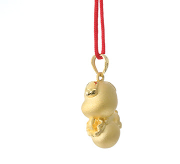 24K Gold Dog Pendant