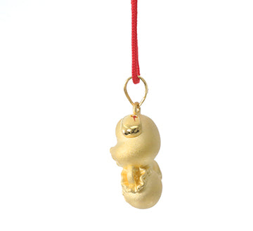 24K Gold Dog Pendant