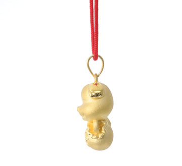 24K Gold Dog Pendant