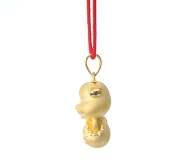 24K Gold Dog Pendant