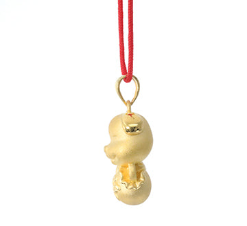 24K Gold Dog Pendant