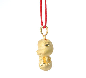 24K Gold Dog Pendant