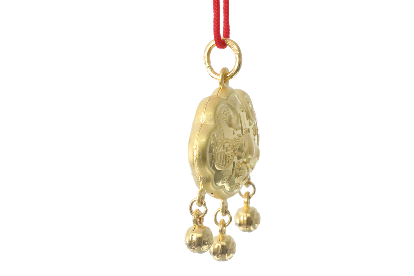 24K Gold Ox Pendant