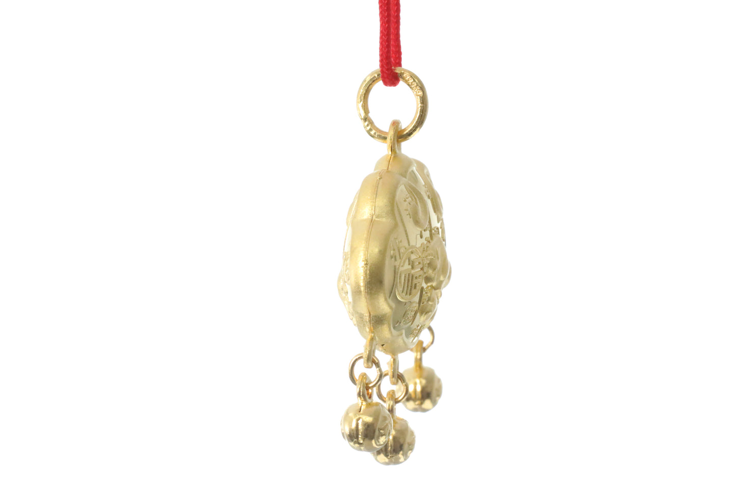 24K Gold Ox Pendant