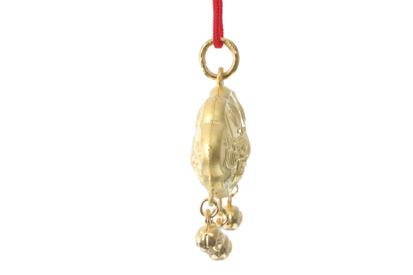 24K Gold Ox Pendant