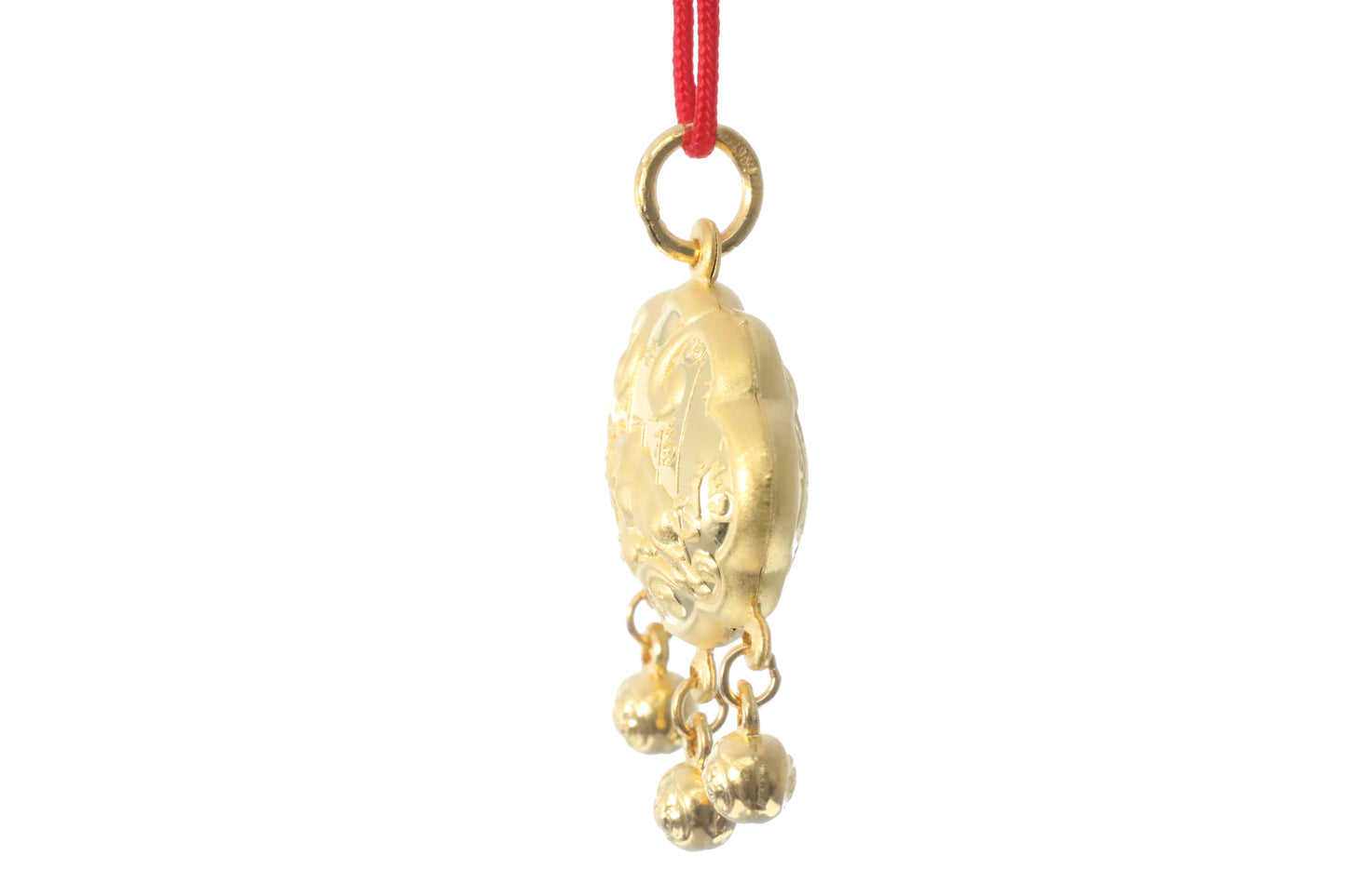 24K Gold Ox Pendant