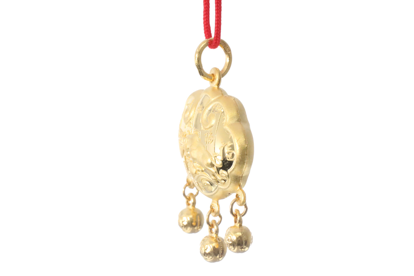 24K Gold Ox Pendant