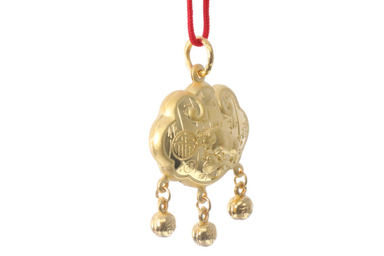 24K Gold Ox Pendant