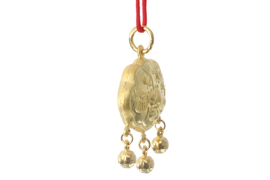 24K Gold Ox Pendant