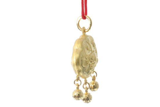 24K Gold Ox Pendant