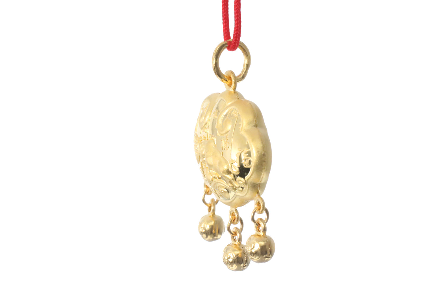 24K Gold Ox Pendant