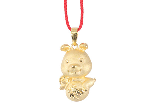 24K Rabbit Pendant