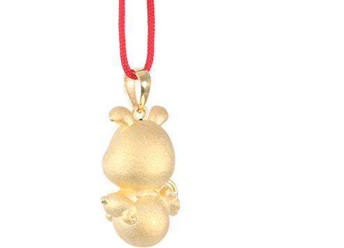 24K Rabbit Pendant