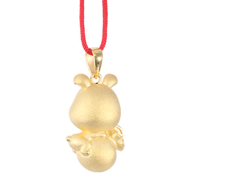 24K Rabbit Pendant