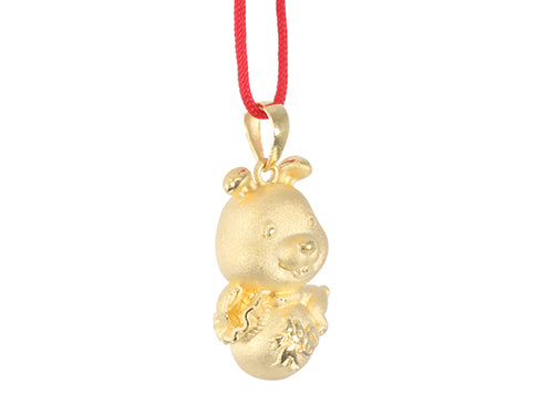 24K Rabbit Pendant