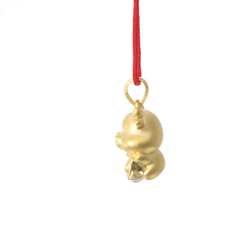 24K Gold Ox Pendant