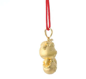 24K Gold Ram Pendant