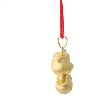 24K Gold Ram Pendant