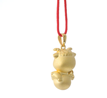 24K Gold Ram Pendant