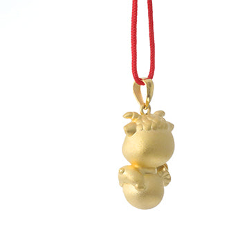 24K Gold Ram Pendant