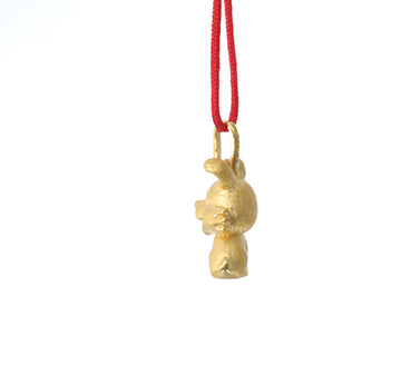 24K Gold Rabbit Pendant