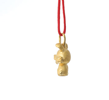 24K Gold Rabbit Pendant