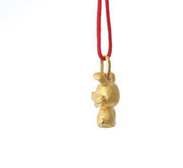 24K Gold Rabbit Pendant