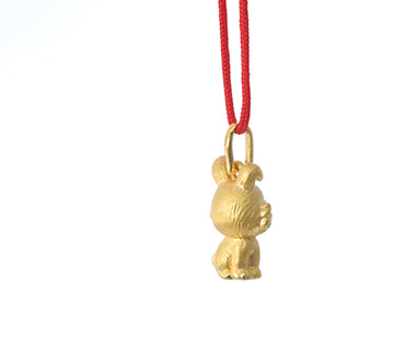 24K Gold Rabbit Pendant