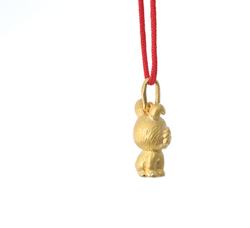 24K Gold Rabbit Pendant