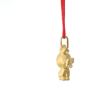 24K Gold Rabbit Pendant