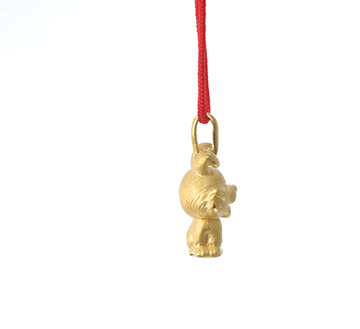 24K Gold Rabbit Pendant