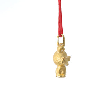 24K Gold Rabbit Pendant