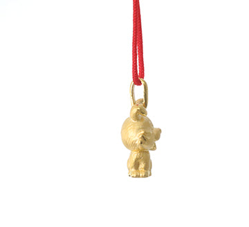 24K Gold Rabbit Pendant