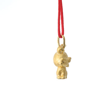 24K Gold Rabbit Pendant