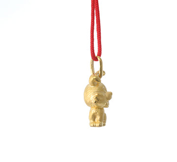 24K Gold Rabbit Pendant