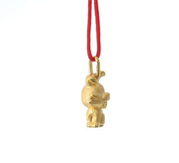 24K Gold Rabbit Pendant