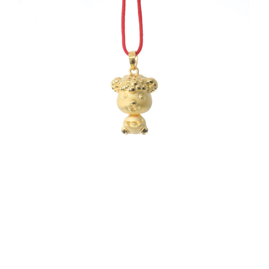 24K Gold Ram Pendant