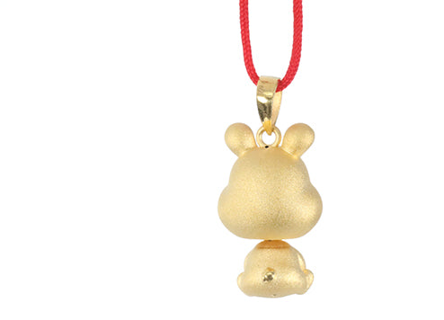 24K Gold Rabbit Pendant