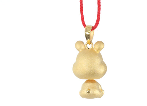 24K Gold Rabbit Pendant