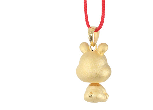 24K Gold Rabbit Pendant