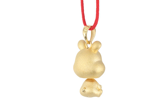 24K Gold Rabbit Pendant