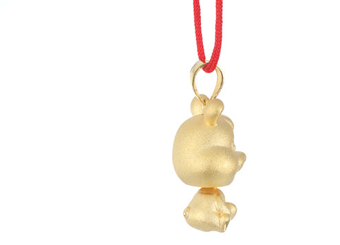 24K Gold Rabbit Pendant